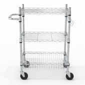 Chrome Wire Trolley - 16 Chrome Wire Trolley - 16