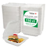 Eco-Craze MFPP Clamshell Container 9x9x2.6