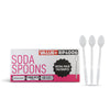 Value+ - Plastic - Soda Spoon - White - RP4006 - 8'' Approx.