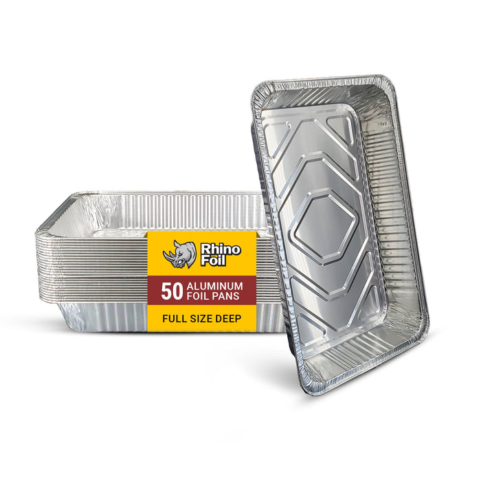 Rhino-Foil - Full Size Deep - Aluminium Steam Pan - HEAVY