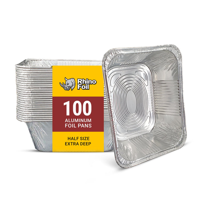 Rhino-Foil - Aluminium Tray - Half Size - Extra Deep