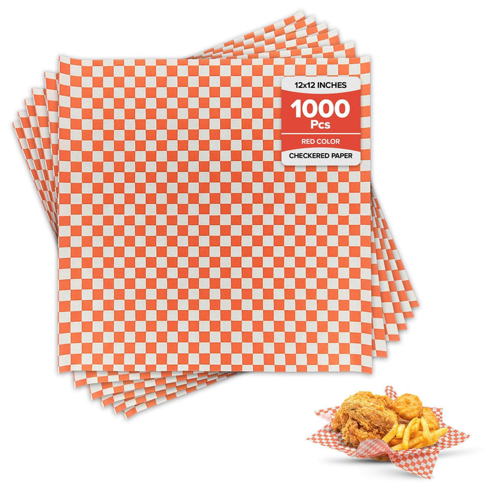 Value+ - Checkered Sheets - Red - 12