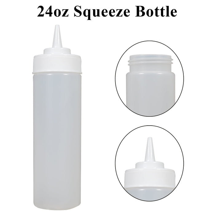 Pro-Kitchen - 24oz Squeeze Bottle - Standard - Clear - QY411C