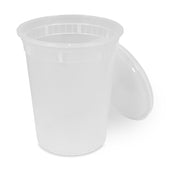 Value+ - 32oz Round Deli Container w/Lids Value+ - 32oz Round Deli Container w/Lids