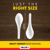 Value+ - Chinese Soup Spoon - White - Retail Pack - RP4008