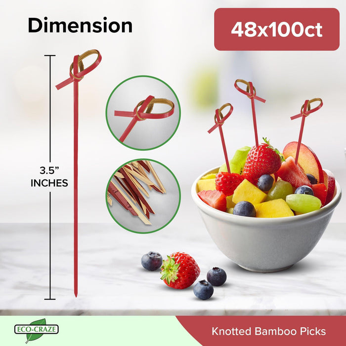 Eco-Craze - Bamboo Knot Pick - 3.5