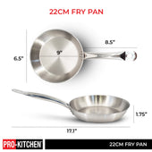 Pro-Kitchen - 22cm Fry Pan SS Pro-Kitchen - 22cm Fry Pan SS