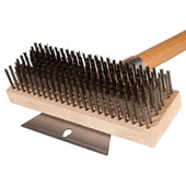 Felton CHEF204 Oven and Grill Brush with Scraper - 30 Felton CHEF204 Oven and Grill Brush with Scraper - 30