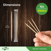 Eco-Craze - Toothpick - Cello Wrap - C2-65 Eco-Craze - Toothpick - Cello Wrap - C2-65