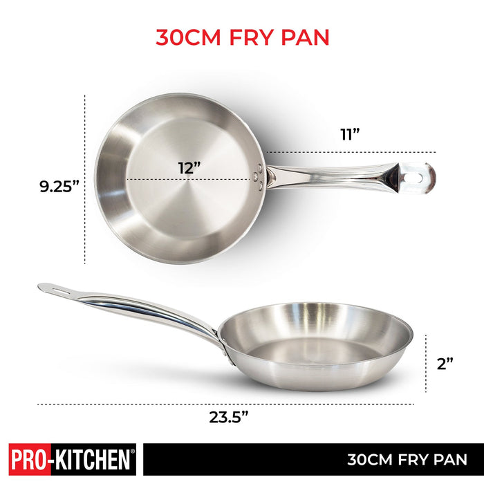 Pro-Kitchen - 30cm Fry Pan SS