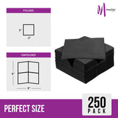 Mayfair - 2 Ply Cocktail Napkins 1/4 Fold - Black - CNAP02B Mayfair - 2 Ply Cocktail Napkins 1/4 Fold - Black - CNAP02B