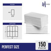 Mayfair - 2 Ply Dinner Napkins 1/8 Fold - White DNAP02