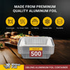 Rhino-Foil - 2 1/4 lb Oblong - Aluminium Foil Container - Heavy