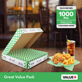 Value+ - Checkered Sheets - Green - 12 Value+ - Checkered Sheets - Green - 12