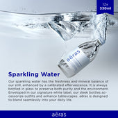 Aeras - Premium Sparkling Water - Glass - 330ml Aeras - Premium Sparkling Water - Glass - 330ml