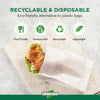 Eco Craze – Jumbo Sandwich Bags 6x2x9 – White