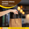 Prime Bags - Bella - Self Adhesive Paper Bags with Twisted Handles - 10x5x13