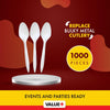Value+ - Tea Spoon - White - Bulk - B1003