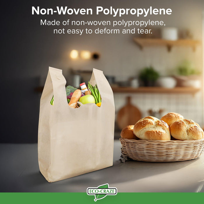 Eco-Craze - 12x8x23 - Non Woven Plain Reusable – Shopping Bag