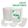 Eco-Craze MFPP Clamshell Container 9x9x2.6