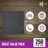 Mayfair - 2 Ply Cocktail Napkins 1/4 Fold - Black - CNAP02B