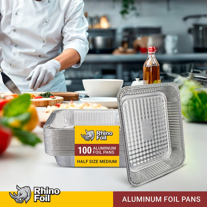 Rhino-Foil - Half Size Medium - Aluminium Steam Pan