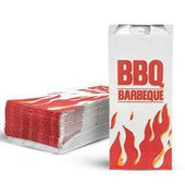 Eco-Craze - BBQ Print Foil - Lined - Paper Bag - 5.25 Eco-Craze - BBQ Print Foil - Lined - Paper Bag - 5.25