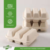 Eco-Craze - Taco - Bagasse Hinged Container - 3 COMPARTMENT