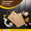Prime Bags - Bella - Self Adhesive Paper Bags with Twisted Handles - 10x5x13