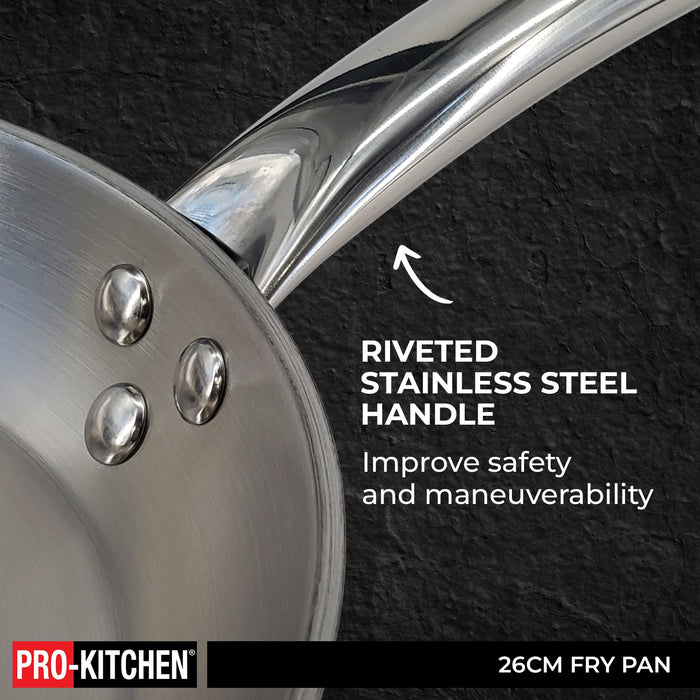 Pro-Kitchen - 26cm Fry Pan SS