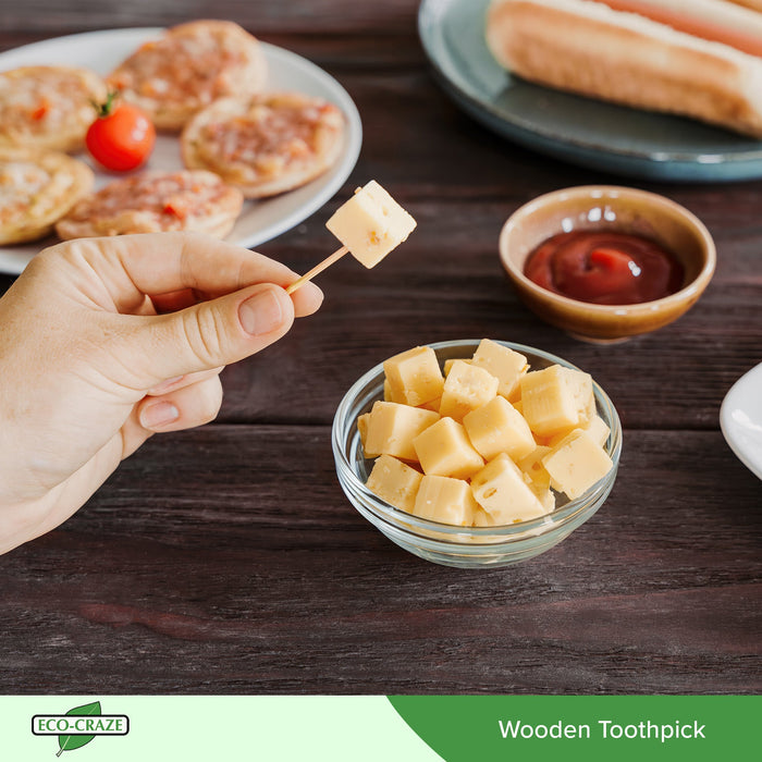 Eco-Craze - Toothpicks - Round - Regular - 2-65M