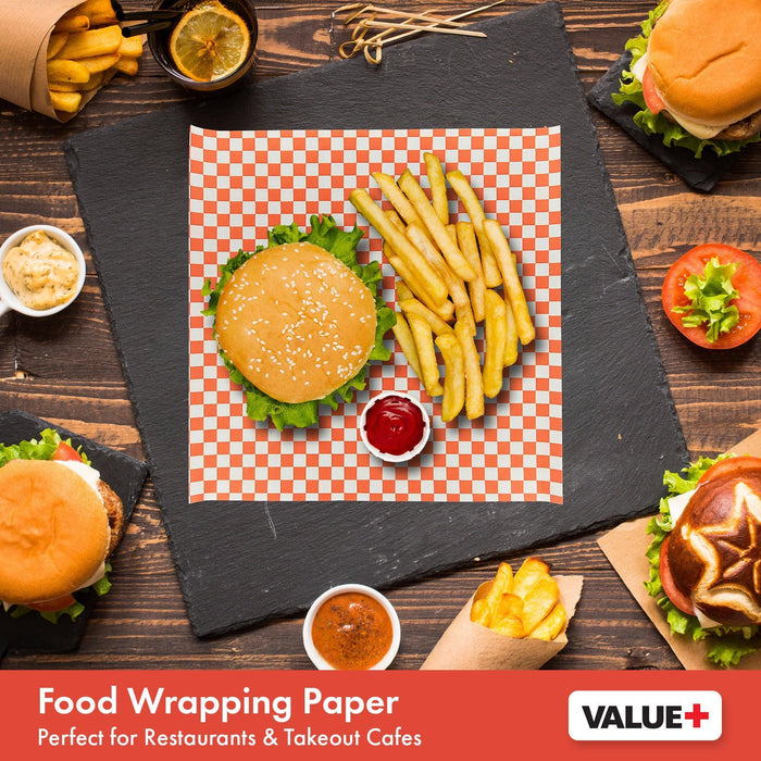 Value+ - Checkered Sheets - Red - 12