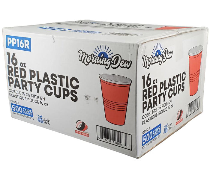 Morning Dew - 16oz - Red Party Cups - PP16R