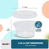 Value+ - 3.25oz Portion Cups - P325N