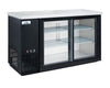 Glacier - Back Bar Cooler Glass Sliding 2 Door 49*24*35 -GBB-49GSD