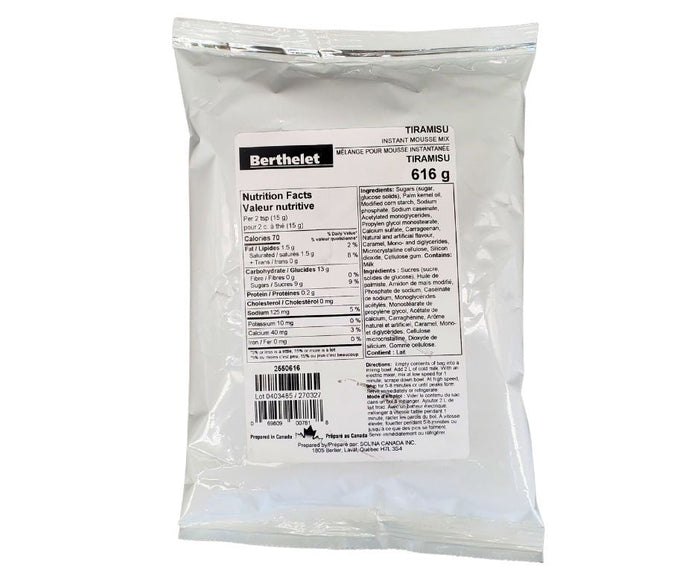 Berthelet - Tiramisu Instant Mousse Mix
