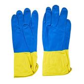 CLR - SBS Natural Latex Gloves Blue/Yellow Large CLR - SBS Natural Latex Gloves Blue/Yellow Large