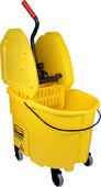Rubbermaid - Wavebreak - 35qt Down Press Mop Bucket Wringer - Ru7577 Rubbermaid - Wavebreak - 35qt Down Press Mop Bucket Wringer - Ru7577