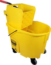 Rubbermaid Wavebreak - 35qt Side Press Mop Bucket Wringer - Ru7580