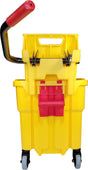 Rubbermaid Wavebreak - 35qt Side Press Mop Bucket Wringer - Ru7580 Rubbermaid Wavebreak - 35qt Side Press Mop Bucket Wringer - Ru7580