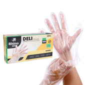 Rhino - DC2 - Clear Deli Gloves - Extra Large - 200XL Rhino - DC2 - Clear Deli Gloves - Extra Large - 200XL