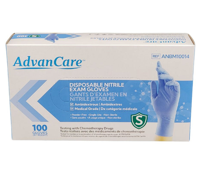 Rhino - NB6 - Blue Nitrile Gloves - Small - 600S