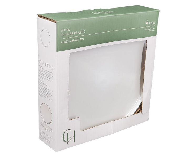 Cena - Stoneware Dinner Plates - 10.5