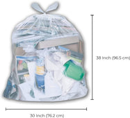 Spartano - Garbage Bags - Strong - Clear - 30 Spartano - Garbage Bags - Strong - Clear - 30