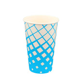 Morning Dew - 16oz Cold Paper Cups - Ice Blue Print - CPC16R Morning Dew - 16oz Cold Paper Cups - Ice Blue Print - CPC16R