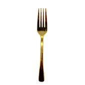 Plastic Fork - Gold - 18.9cm - SF66 Plastic Fork - Gold - 18.9cm - SF66