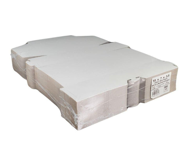 EB - White Cake Boxes - 10x7x3½