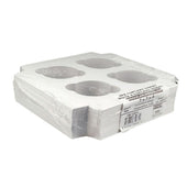 EB - 7 x 7 x 4 - 4 Cupcake Insert - White - 5281I EB - 7 x 7 x 4 - 4 Cupcake Insert - White - 5281I