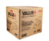 Value+ - Dual Lock - 8in Medium Clear Hinged Containers - CV881