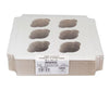 EB - 10 x 10 x 4 - 6 Cupcake Insert - White - 5282I
